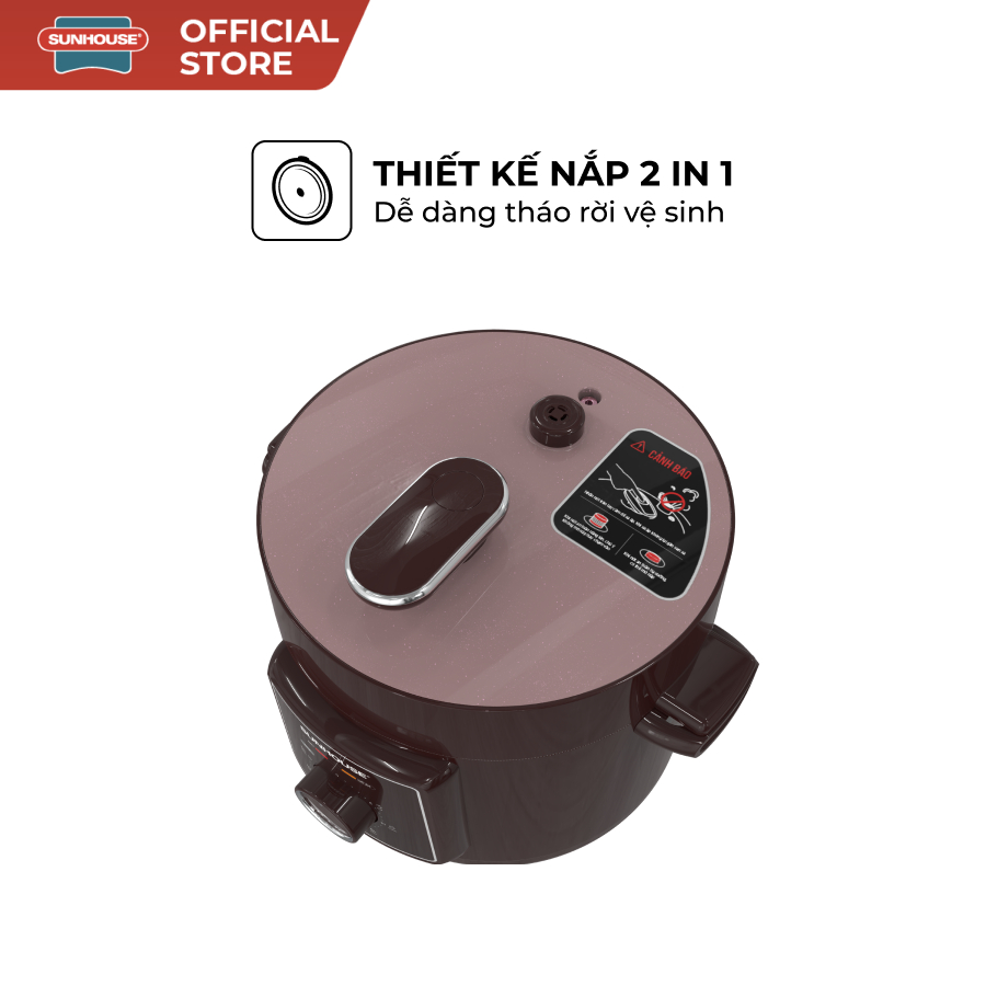 Nồi áp suất điện đa năng Sunhouse SHD1540 - Ảnh 3
