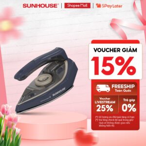 Bàn là hơi cầm tay Sunhouse SHD2172 – Tay cầm gấp gọn – Công suất 1000W – 5 chế độ là  – Tùy chỉnh điện áp 110-220v