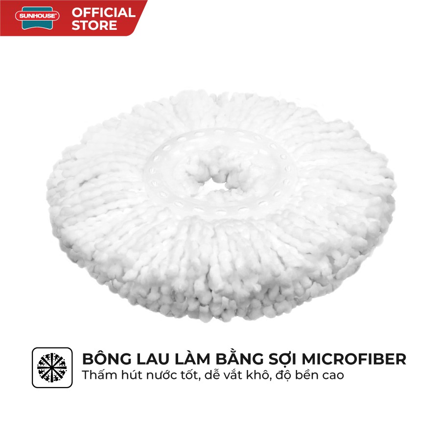 Bộ lau nhà xoay 360 độ SUNHOUSE KS-CL350PO - Ảnh 6