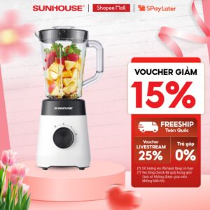 Máy xay sinh tố đa năng Sunhouse SHD5114 – Công suất 450W – Lưỡi dao Inox sắc bén – 3 chức năng – Hàng chính hãng