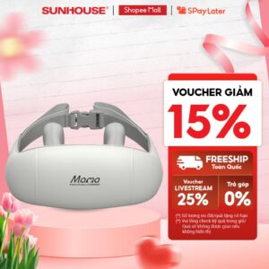 Máy massage cổ vai gáy SUNHOUSE MAMA SHD3526 – 2 chế độ massage – 6 đầu lăn linh hoạt