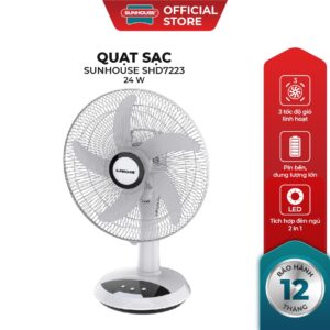 Quạt sạc SUNHOUSE SHD7223