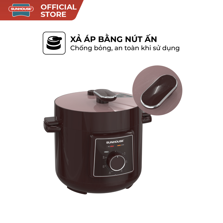 Nồi áp suất điện đa năng Sunhouse SHD1540 - Ảnh 4
