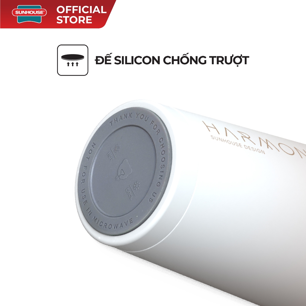 Bình giữ nhiệt Harmony 500ml Sunhouse KS-TU500 - Inox 316 - Giữ nhiệt nóng & lạnh tới 8 giờ - Vòi uống 2 chế độ - Ảnh 6