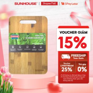 Thớt tre tự nhiên SUNHOUSE KS-CH3020B