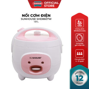 Nồi cơm điện SUNHOUSE 1.8L SHD8607W