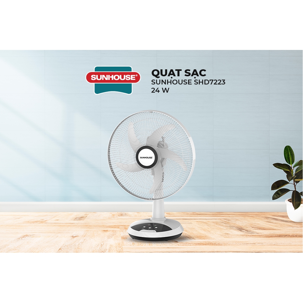 Quạt sạc SUNHOUSE SHD7223 - Ảnh 5