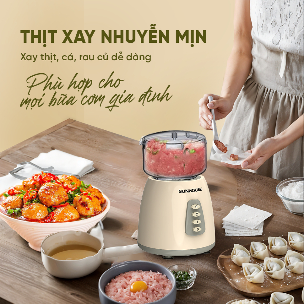 Máy xay sinh tố đa năng SHD5331 - 2 cối đa năng - Xay sinh tố - Xay thịt - Dung tích 1.5L - Công suất 350W - Ảnh 7