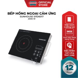Bếp hồng ngoại cảm ứng SUNHOUSE SHD6017