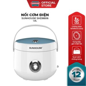 [Mã ELBSJBP03 giảm 12% đơn 500K] Nồi cơm điện SUNHOUSE 1.8L SHD8606