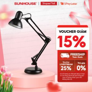 Đèn học LED SUNHOUSE để bàn SHE- 13LED- A6 (Không kèm bóng)