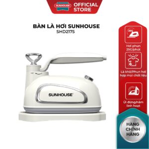 Bàn là hơi nước cầm tay Sunhouse SHD2175 – 1000W – 2 chế độ – Tay cầm xoay 180 độ – Hơi phun mạnh mẽ