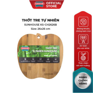 [QUÀ TẶNG] Thớt tre tự nhiên SUNHOUSE KS-CH2626B