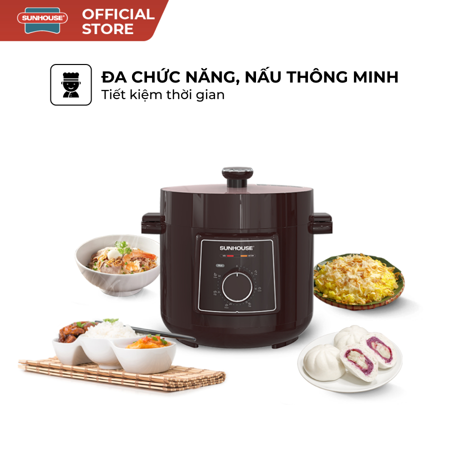 Nồi áp suất điện đa năng Sunhouse SHD1540 - Ảnh 2