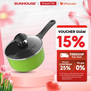 Nồi Quấy Bột Chống Dính SUNHOUSE SHG-MP14 – Đường kính 14 cm – KHÔNG DÙNG ĐƯỢC TRÊN BẾP TỪ