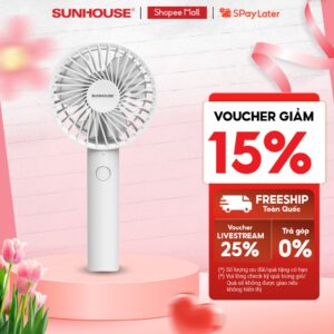 Quạt sạc mini cầm tay Sunhouse SHD7109