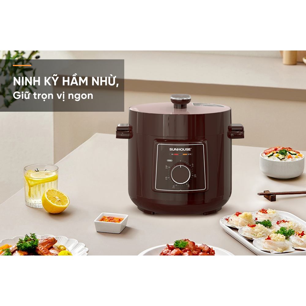 Nồi áp suất điện đa năng Sunhouse SHD1540 - Ảnh 5