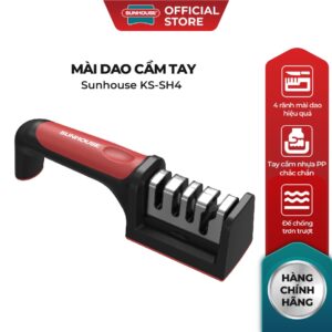 Mài dao kéo cầm tay 4 rãnh Sunhouse KS-SH4 – Đế chống trượt an toàn – Mài sắc dao – Tay cầm tiện lợi – Dễ sử dụng