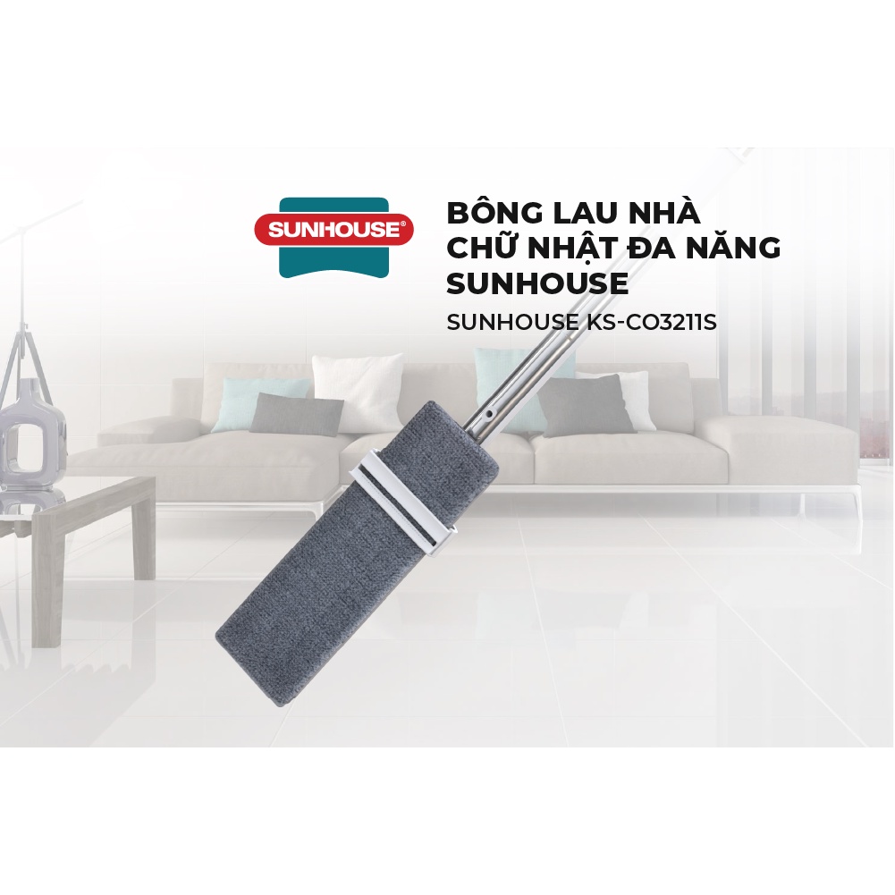 Bông lau nhà đa năng SUNHOUSE KS-CO3211S - Ảnh 2