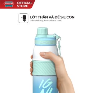 Bình giữ nhiệt Ignite 650ml Sunhouse KS-TU650IB – Ruột bình inox 316 cao cấp – Giữ nhiệt tới 10h – Vòi uống tiện lợi