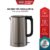 Ấm siêu tốc Inox 2 lớp 2L Sunhouse SHD1396  – Dung tích lớn 2L – Tự động ngắt khi sôi – Đáy liền chống rò rỉ