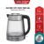 Ấm siêu tốc thủy tinh 1.8L Sunhouse SHD1220 – Thủy tinh chịu nhiệt – Công suất 1850W – Dung tích 1.8L