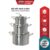 Bộ nồi inox 5 đáy SUNHOUSE SHG2503MSA – Đường kính 16cm – 20cm – 24cm – Dùng mọi loại bếp – Hàng Chính Hãng